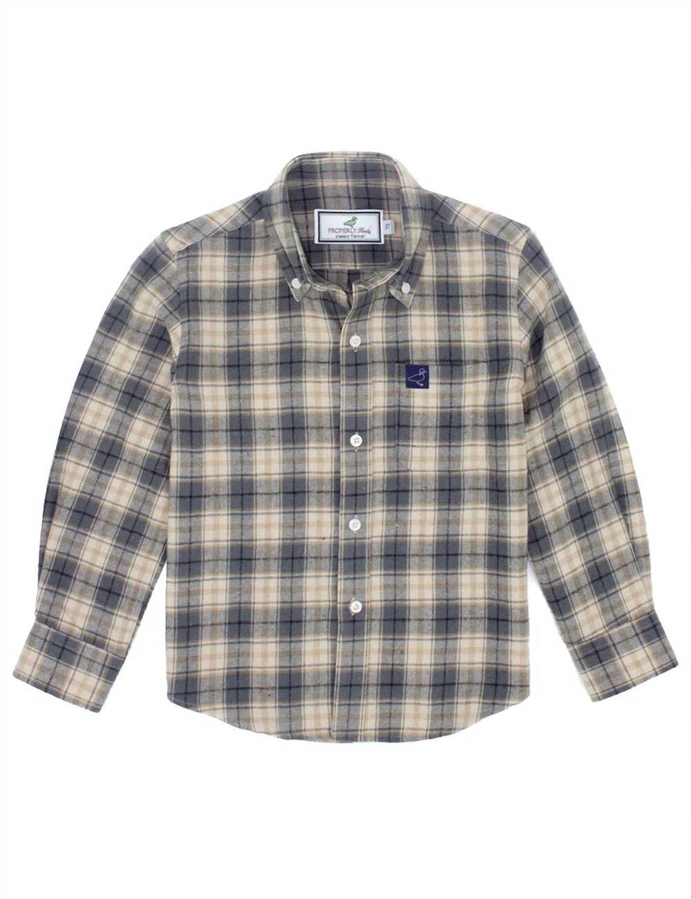 NEW PROPERLY TIED boys classic long sleeve flannel shirt in yukon